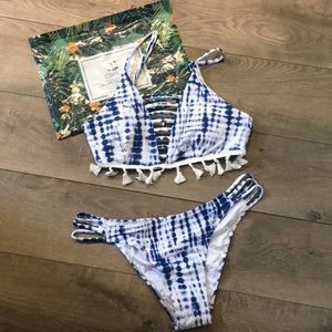 BRAND NEW WITH TAGS! BOHO TIE DYE BIKINI